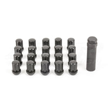 Spline Lug Nuts Black M12x1.5 w/ Key