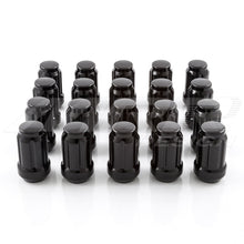 Spline Lug Nuts Black M12x1.5 w/ Key